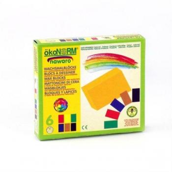 Nawaro UniCorn Waxblokset 6 kleuren – OekoNorm