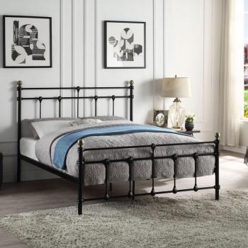 SLUMBERWORX Bayford Retro Style Metal Bed Frame