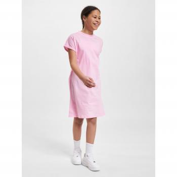 Vestido Rosa con Tortuga para Niñas y Hombros Extendidos
