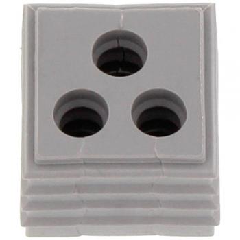 Kds‑de 3x5‑6 GR Elastomère Thermoplastique gris 10 pc(s) – Conta‑clip