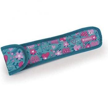 Funda Gabol para instrumentos, color azul y rosa, con gancho