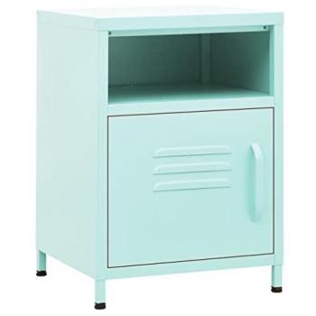 Comodino Menta 35x35x51 cm in Acciaio cod mxl 57335