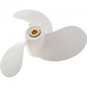 Professionele Mariene Propeller 2.5 Hp Witte Afwerking voor Yamaha 7 1/4X6 Bs