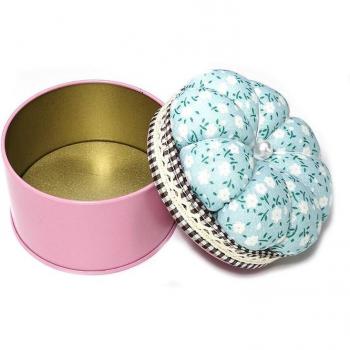 Needlework Pin Cushion Storage Box