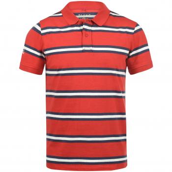Blend Pique Herren Poloshirt Baumwolle Kurzarm Größe M Pomp Red