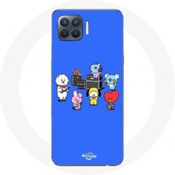 Oppo A93 Case with BT21 Friends