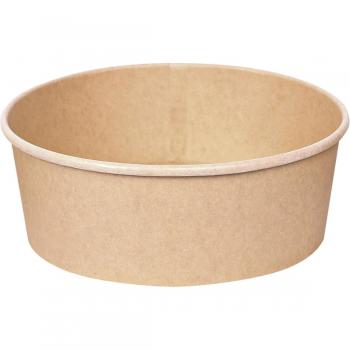 Bio Caesar Salatschale NatureStar – 1,3 L, Ø 185 mm, PLA‑Kraftpapier, 50‑er Pack