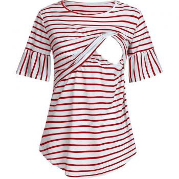 Camiseta a rayas para mujeres embarazadas