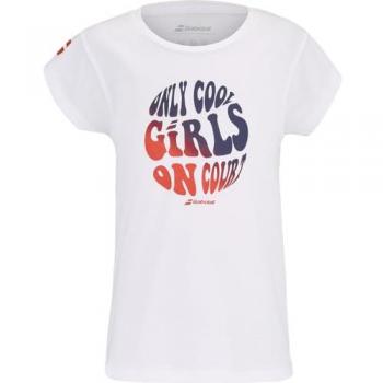 Tee Deportivo Babolat Kids Padel en Color Blanco