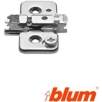 Clip Top 0 mm BLUM Base Cruz de Acero con Tornillo Onix
