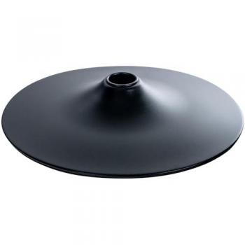 Piastra rotonda nera 45 cm per mobili