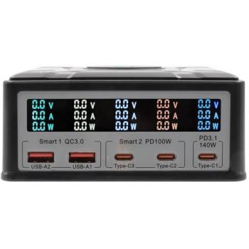 RapidFlex Multi‑Port Wireless + USB‑C Charger