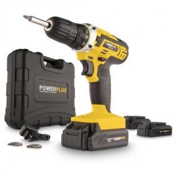 All‑In‑One 20 V Cordless Drill/Screwdriver Set – 3 Batteries (1300 mAh), 35 Nm, Comes with Storage Case