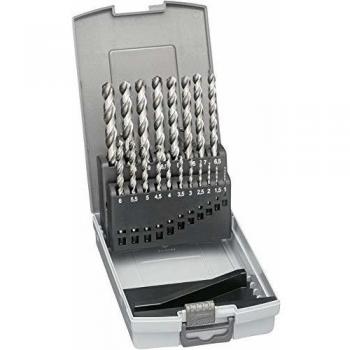 Trapano D338N 10 mm HSS‑Co1 – 19 pezzi, scatola Fortis