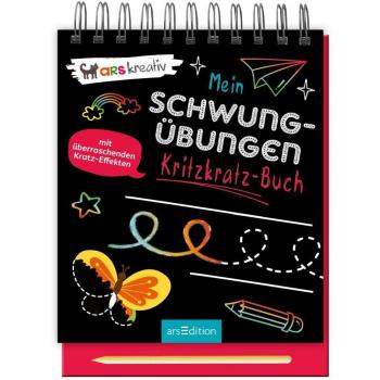 Mein Schwungübungen Kritzkratz-Buch: Mit überraschenden Kratz-Effekten