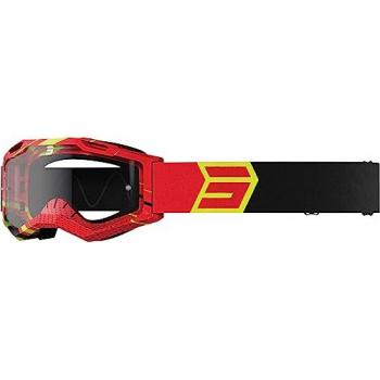 Occhiali motocross Shot Assault 2.0 Nero Rosso Unica Taglia
