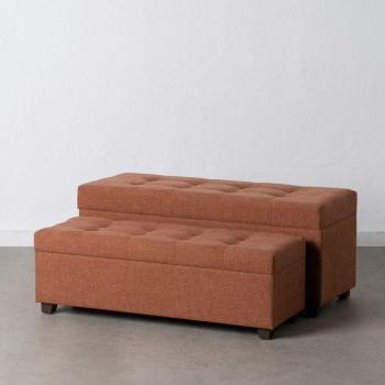 Coffre 102 x 41 x 43 cm Tessuto Sintetico Legno