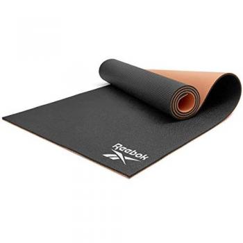 Reebok Tapis de Yoga 6 mm, Double Face, Transportable