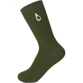 Outdoor Cycling Cartoon Fruit Print Socks