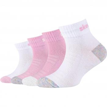 Meias Rosa para Niñas Skechers 4PPK