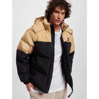 Abrigo Tommy Jeans para hombre en color dorado y negro