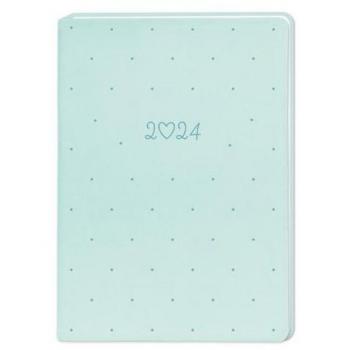 Terminplaner Lederlook 2024 Mint: Terminplaner Lederlook A6