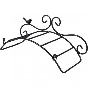 Supports noirs pour tuyaux d'arrosage mural et suspendus