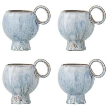 Avonlea Tasse bleue – Pack 4 (Bloomingville)