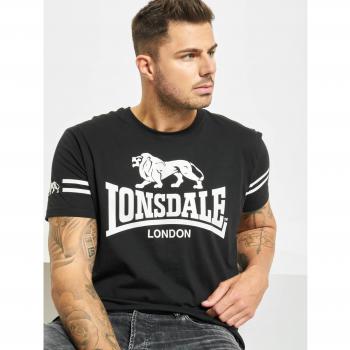 T-shirt Aldeburgh Lonsdale London noir pour homme S à XXL