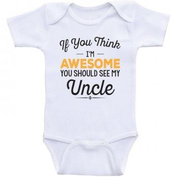 Bebé veraniego: camiseta Tío Letras 0-24 meses