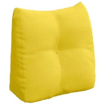 Coussin anti-douleurs lombaires Vidaxl – jaune clair, dimensions 45×24×50 cm