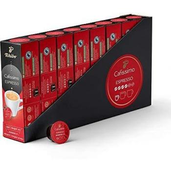 Tchibo Cafissimo Espresso elegant Kapseln, 80 Stück (8 x 10 Kapseln)