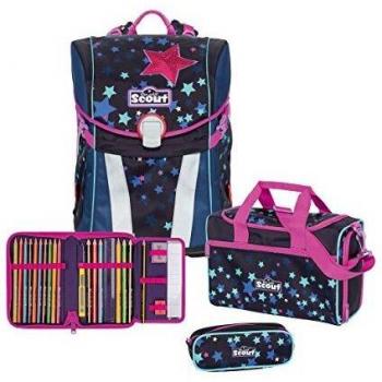 Sunny Scout Schulrucksack‑Set – 4-teilig