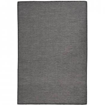 Tapis d'extérieur pour terrasse et balcon 120x170 cm gris