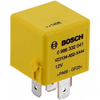Bosch 0986332041 Mini 5-Contact Relay 12V 40A IP5K4 ±125% Humidity