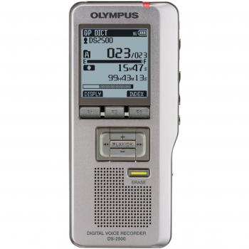 DS‑2500 Olympus Diktiergerät mit Zubehör: USB, Tasche, Software, SD‑Karte