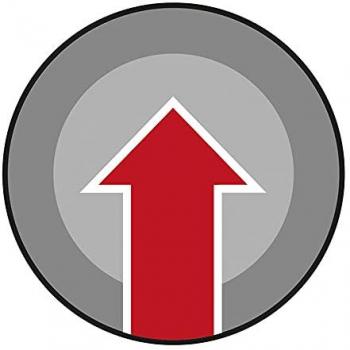 Smooth Surface Arrow Floor Adhesive – Red (400 mm)