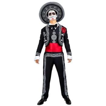Atuendo de Día de los Muertos para Hombre XXL