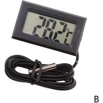 LCD Thermometer mit Sonde für Fisch und Terrarien
