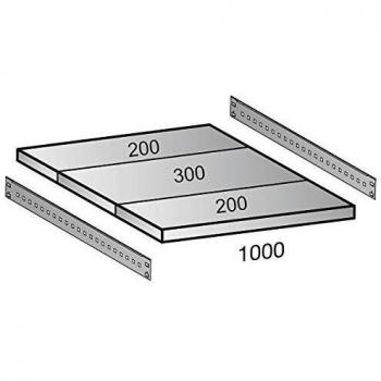 Fachboden für CLEANA-Steckregal, 1000 mm Breite, 700 mm Tiefe