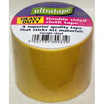 UHU All Purpose Double-Sided Cloth Tape, 4.5m x 50mm