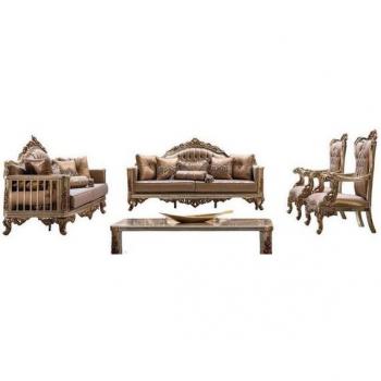 Elegante Sofagarnitur aus Europa – 5‑teiliges Set mit Polstern und Couchtisch