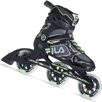 Fila Damen Inline Skate Legacy Pro 100 in Schwarz/Grau/Wassergrün