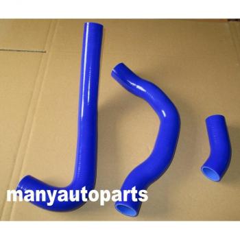 Manguera de radiador de silicona azul para Nissan Silvia S13 180SX CA18DET Turbo