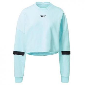 Sweatshirt Reebok Studio Femme French Terry Bleu