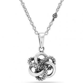 Collier Femme Adolescent Calla – nœud antique en argent S925