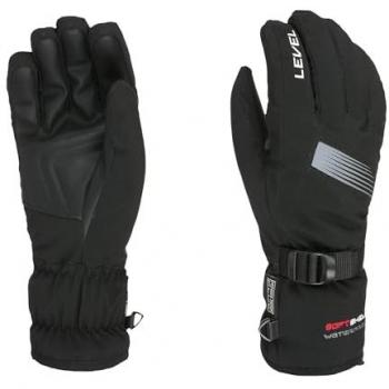Male Level Hero Black Large Gloves