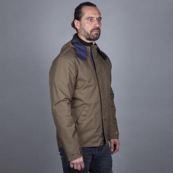 Tessile Moto Giacca Helstons Flame Verde Marrone S