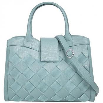 Henkeltasche SAMANTHA LOOK, 33cm x 20cm x 8cm, echt Leder, Made in Italy