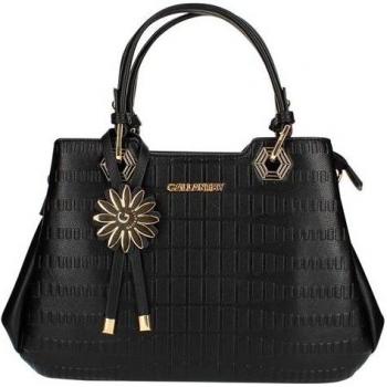 Moderne Geometrische Handtasche in Schwarz 5l